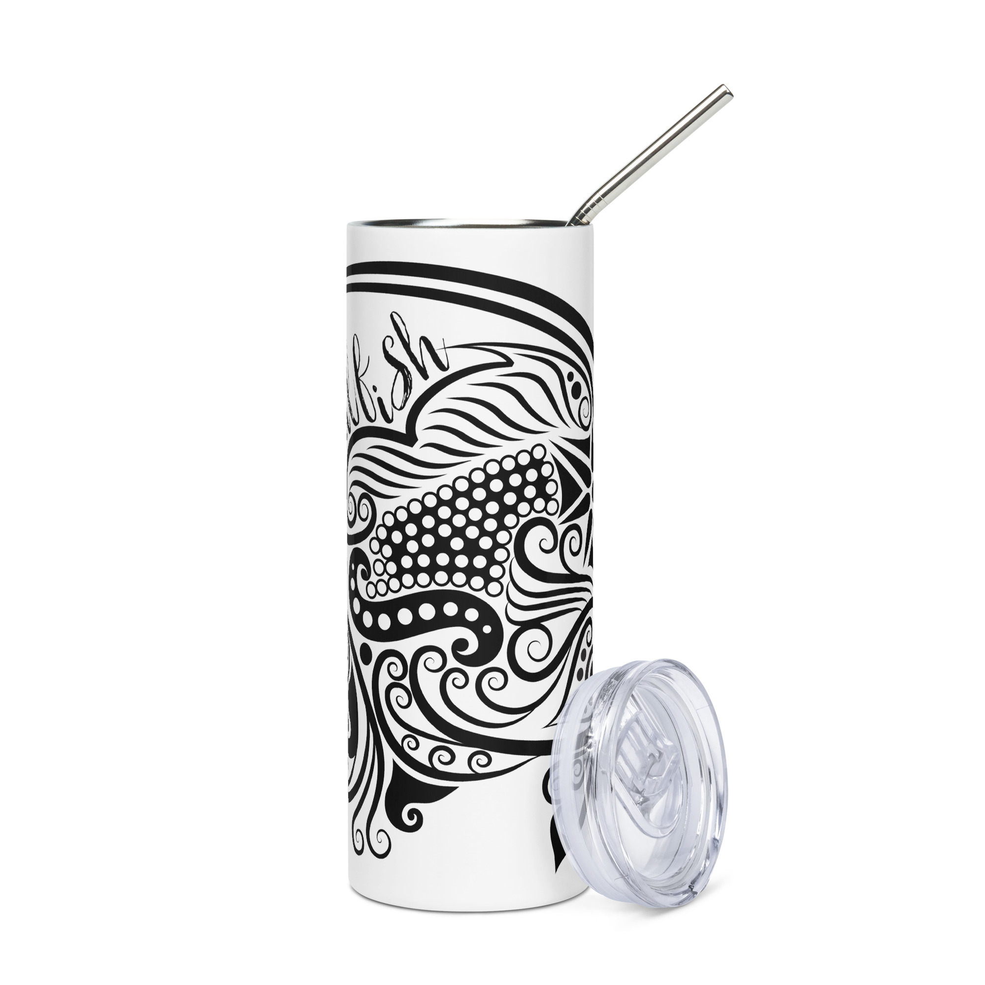 Be Soulfish Stainless Steel Tumbler with Straw