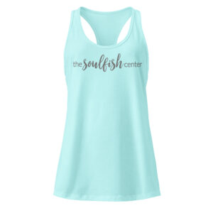 The Soulfish Center Racerback Tank — Ocean Blue