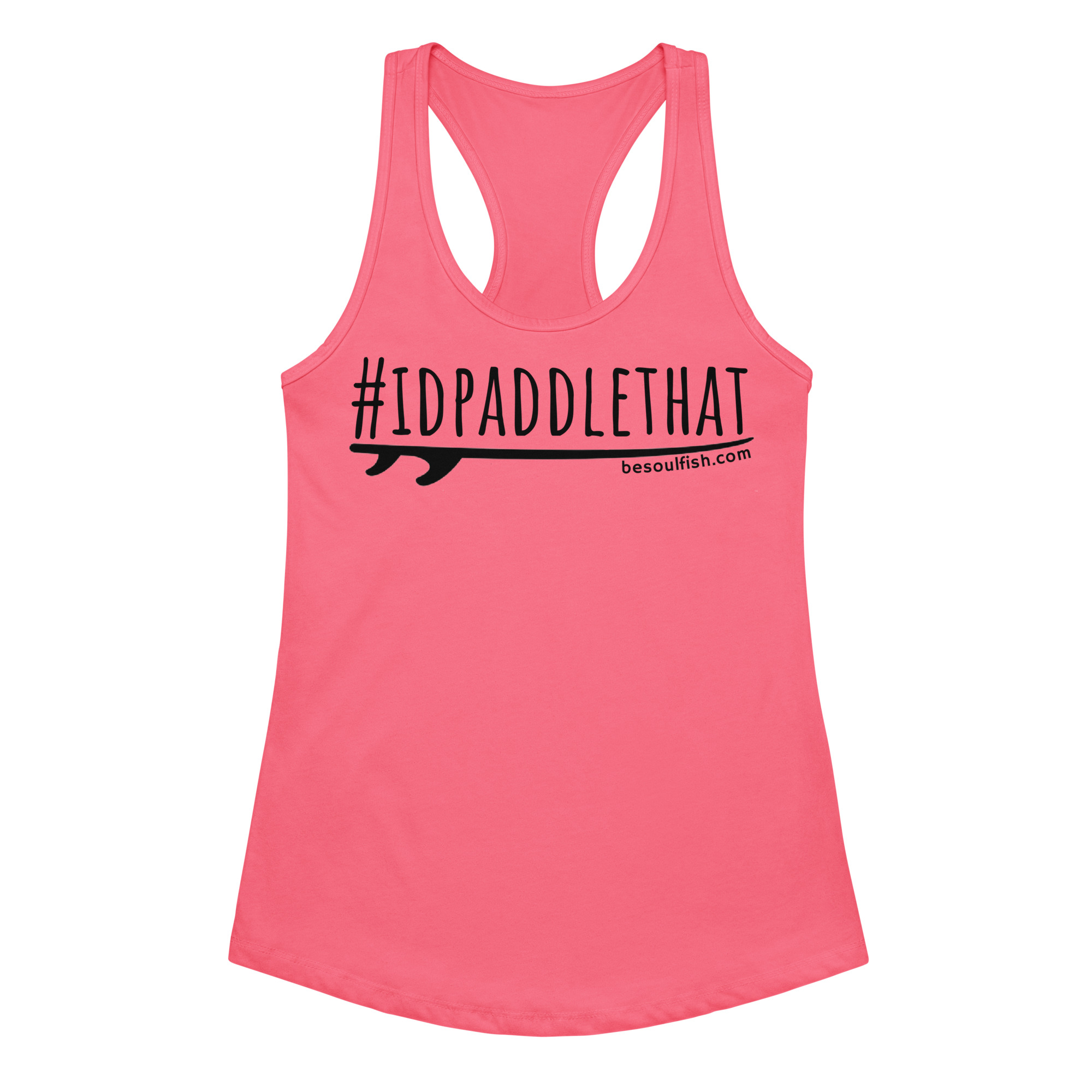 #IDPADDLETHAT Racerback Tank - Image 2