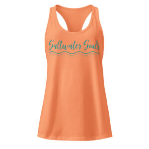 Saltwater Souls Racerback Tank — Pale Orange